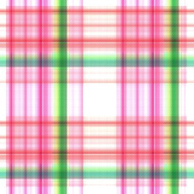 Çekler ve tartan örülmüş dokuyla modern klasik deseni tekrarlar