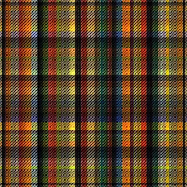 Verificações Tartan Repetir Padrão Clássico Moderno Com Textura Tecida — Fotografia de Stock