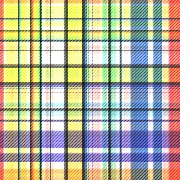 Çekler Tartan Örülmüş Dokuyla Modern Klasik Deseni Tekrarlar — Stok fotoğraf