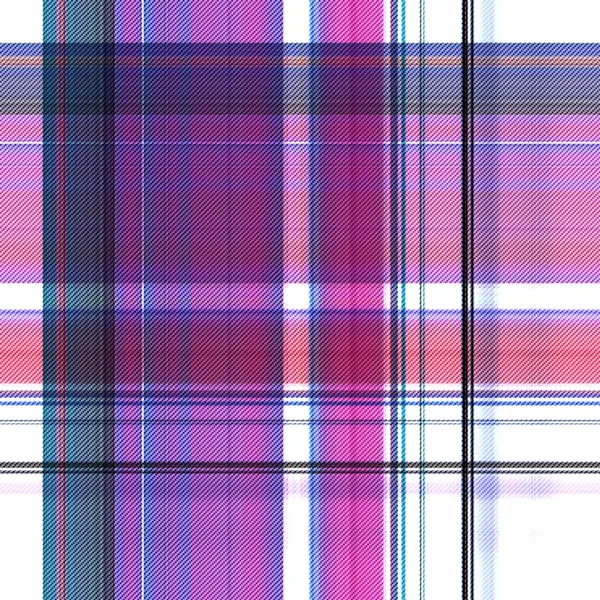 Checks Tartan Herhalen Modern Klassiek Patroon Met Geweven Textuur — Stockfoto