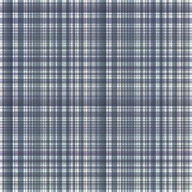 Çekler ve tartan örülmüş dokuyla modern klasik deseni tekrarlar