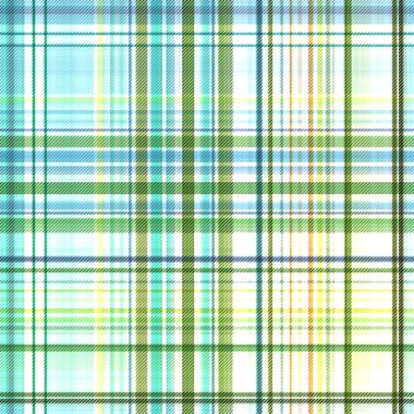 Çekler ve tartan örülmüş dokuyla modern klasik deseni tekrarlar