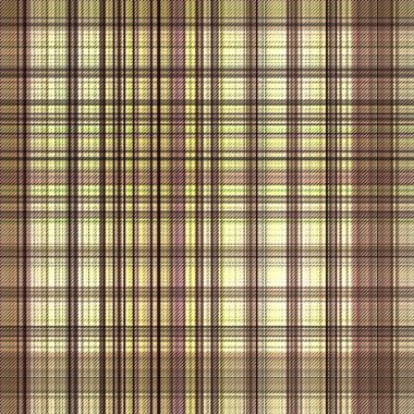 Çekler ve tartan örülmüş dokuyla modern klasik deseni tekrarlar