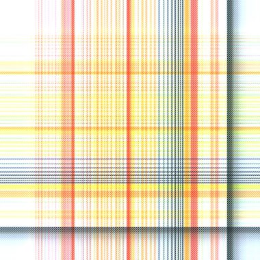 Çekler ve tartan örülmüş dokuyla modern klasik deseni tekrarlar
