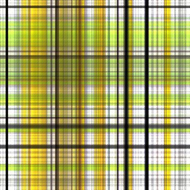 Çekler ve tartan örülmüş dokuyla modern klasik deseni tekrarlar