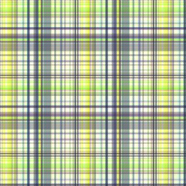 Çekler ve tartan örülmüş dokuyla modern klasik deseni tekrarlar