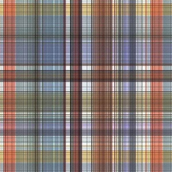 Les Contrôles Tartan Répètent Modèle Classique Moderne Avec Texture Tissée — Photo