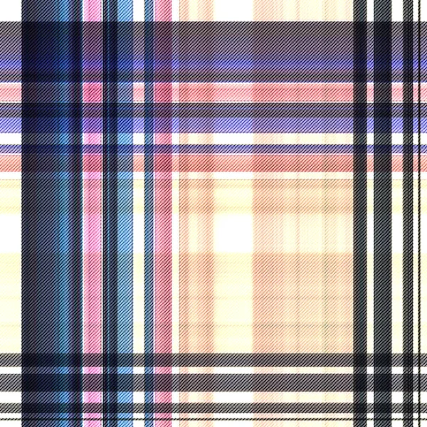 Verificações Tartan Repetir Padrão Clássico Moderno Com Textura Tecida — Fotografia de Stock