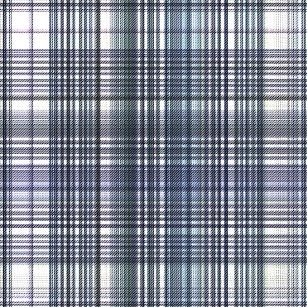 Checks Dan Tartan Mengulangi Pola Klasik Modern Dengan Tekstur Tenun — Stok Foto