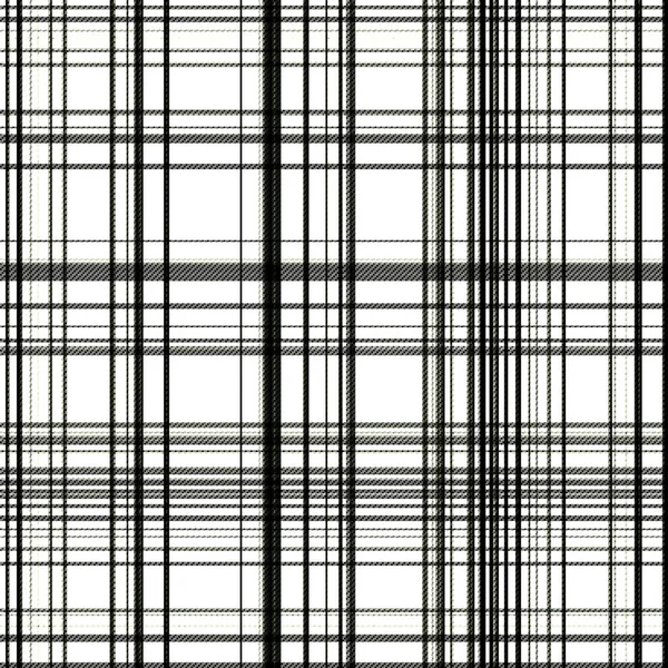 Checks Tartan Herhalen Modern Klassiek Patroon Met Geweven Textuur — Stockfoto