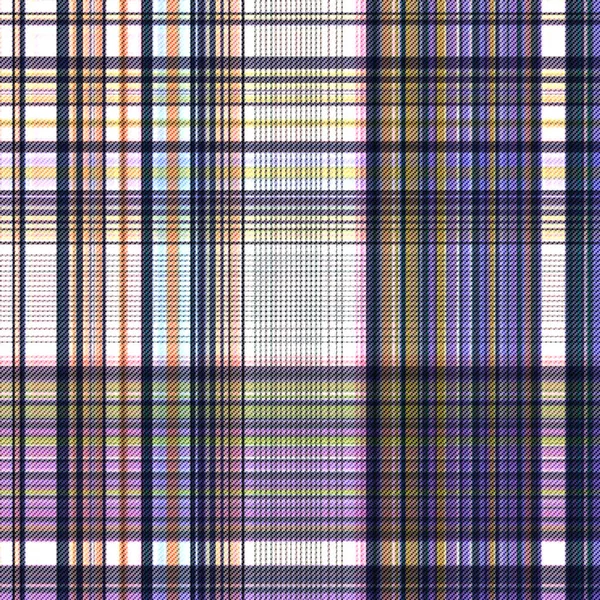 Verificações Tartan Repetir Padrão Clássico Moderno Com Textura Tecida — Fotografia de Stock