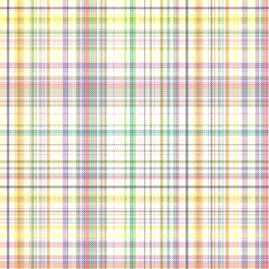 Çekler ve tartan örülmüş dokuyla modern klasik deseni tekrarlar