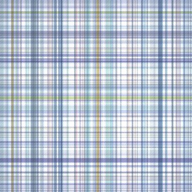 Çekler ve tartan örülmüş dokuyla modern klasik deseni tekrarlar