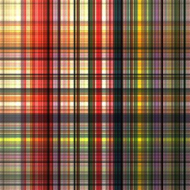 Çekler ve tartan örülmüş dokuyla modern klasik deseni tekrarlar