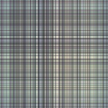 Çekler ve tartan örülmüş dokuyla modern klasik deseni tekrarlar