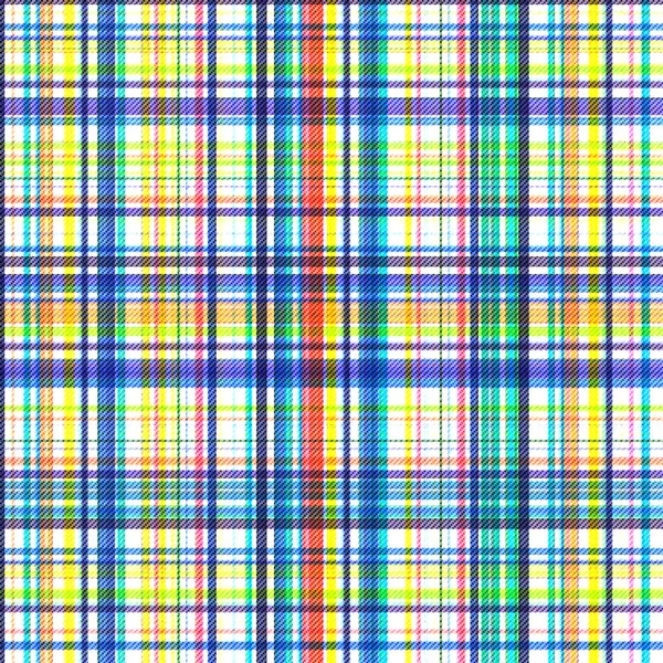 Verificações Tartan Repetir Padrão Clássico Moderno Com Textura Tecida — Fotografia de Stock