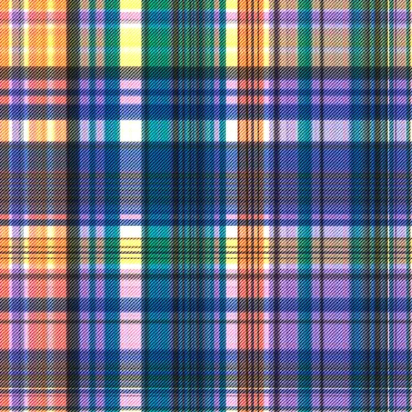 Les Contrôles Tartan Répètent Modèle Classique Moderne Avec Texture Tissée — Photo