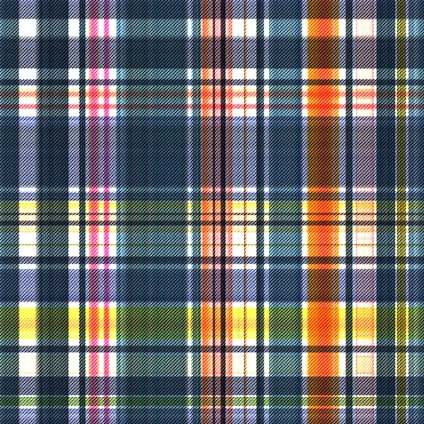 Verificações Tartan Repetir Padrão Clássico Moderno Com Textura Tecida — Fotografia de Stock