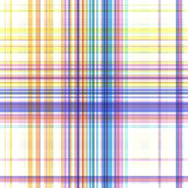 Çekler ve tartan örülmüş dokuyla modern klasik deseni tekrarlar