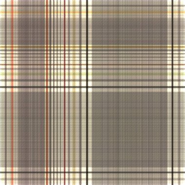 Çekler ve tartan örülmüş dokuyla modern klasik deseni tekrarlar