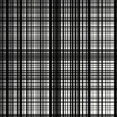 Çekler ve tartan örülmüş dokuyla modern klasik deseni tekrarlar