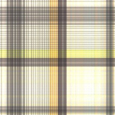 Çekler ve tartan örülmüş dokuyla modern klasik deseni tekrarlar