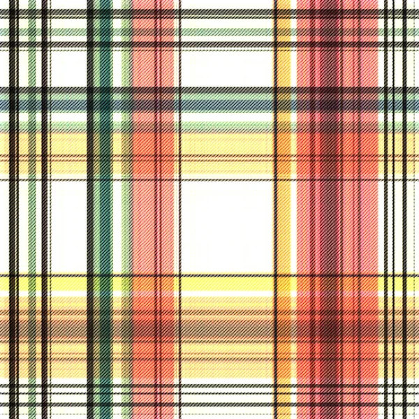 Çekler Tartan Örülmüş Dokuyla Modern Klasik Deseni Tekrarlar — Stok fotoğraf