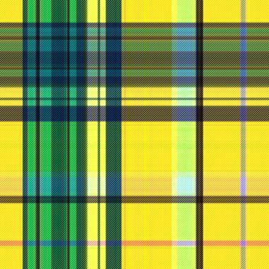 Çekler ve tartan örülmüş dokuyla modern klasik deseni tekrarlar