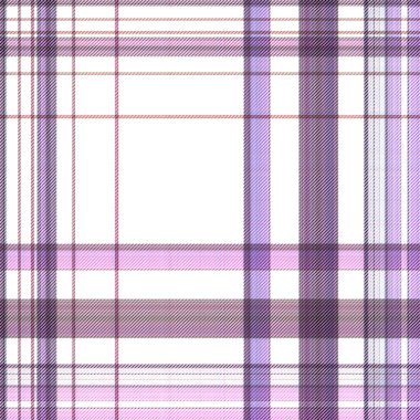 Çekler ve tartan örülmüş dokuyla modern klasik deseni tekrarlar