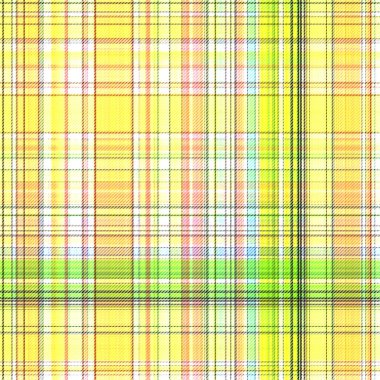 Çekler ve tartan örülmüş dokuyla modern klasik deseni tekrarlar