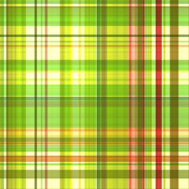 Çekler ve tartan örülmüş dokuyla modern klasik deseni tekrarlar