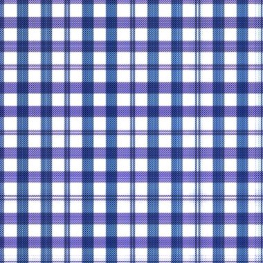 Çekler ve tartan örülmüş dokuyla modern klasik deseni tekrarlar
