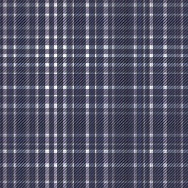 Çekler ve tartan örülmüş dokuyla modern klasik deseni tekrarlar