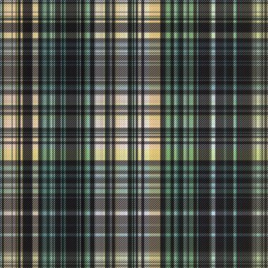 Çekler ve tartan örülmüş dokuyla modern klasik deseni tekrarlar