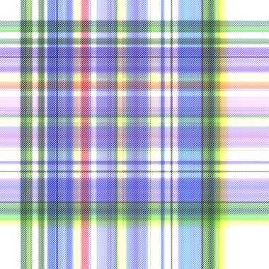 Çekler ve tartan örülmüş dokuyla modern klasik deseni tekrarlar