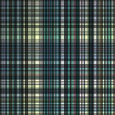 Çekler ve tartan örülmüş dokuyla modern klasik deseni tekrarlar