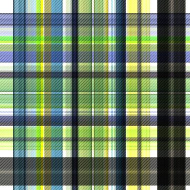 Çekler ve tartan örülmüş dokuyla modern klasik deseni tekrarlar