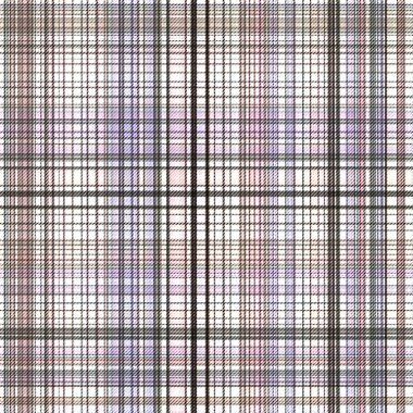 Çekler ve tartan örülmüş dokuyla modern klasik deseni tekrarlar
