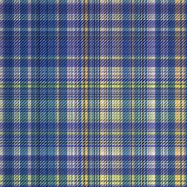 Çekler ve tartan örülmüş dokuyla modern klasik deseni tekrarlar