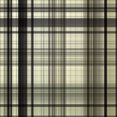 Çekler ve tartan örülmüş dokuyla modern klasik deseni tekrarlar