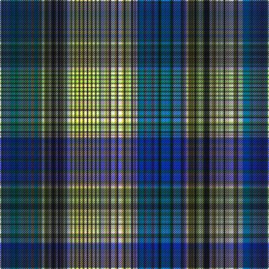 Çekler ve tartan örülmüş dokuyla modern klasik deseni tekrarlar