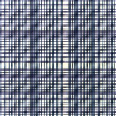 Çekler ve tartan örülmüş dokuyla modern klasik deseni tekrarlar