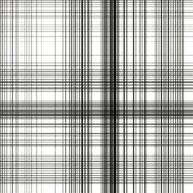 Çekler ve tartan örülmüş dokuyla modern klasik deseni tekrarlar