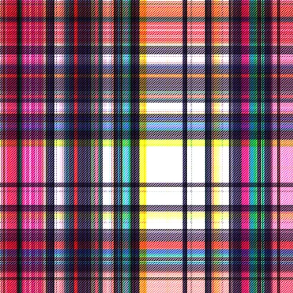 Les Contrôles Tartan Répètent Modèle Classique Moderne Avec Texture Tissée — Photo