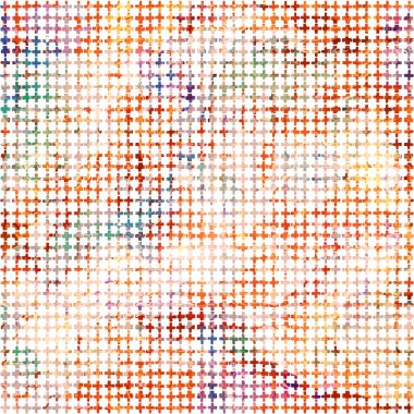 Doku yüzeyinde izole edilmiş yüksek çözünürlüklü boho geometrik desen