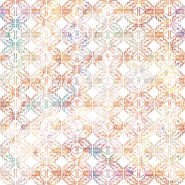 High Definition Repeat Boho Geometric Pattern Isolated Texture Surface — Stock fotografie