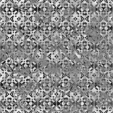 Doku yüzeyinde izole edilmiş yüksek çözünürlüklü boho geometrik desen