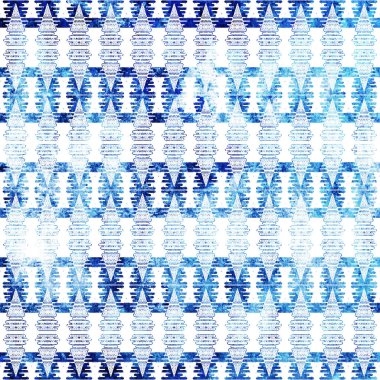 Doku yüzeyinde izole edilmiş yüksek çözünürlüklü boho geometrik desen