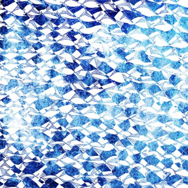 Doku yüzeyinde izole edilmiş yüksek çözünürlüklü boho geometrik desen