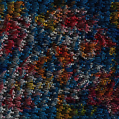 Geometrik yüksek çözünürlüklü tekrar boho deseni bir doku yüzeyinde izole